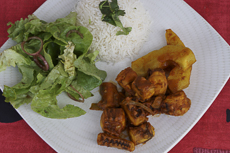 Cari Ourite et Chouchou : Octopus and Cristophine Curry